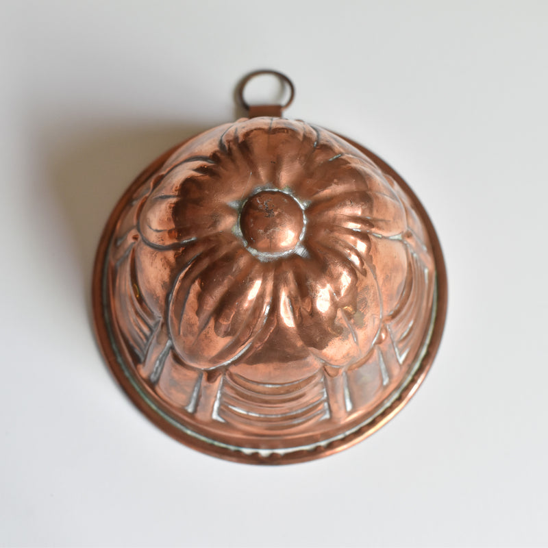 Vintage Copper Mold Cake Pan A