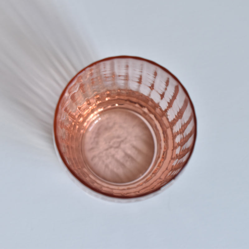 Antique Port Wine Glass Pink Portieux Nancy