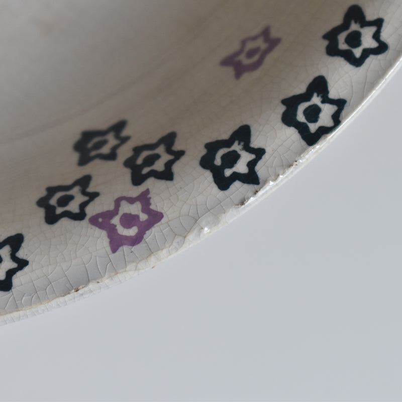Antique Compote Dish (Faiencerie Lyonnaise)