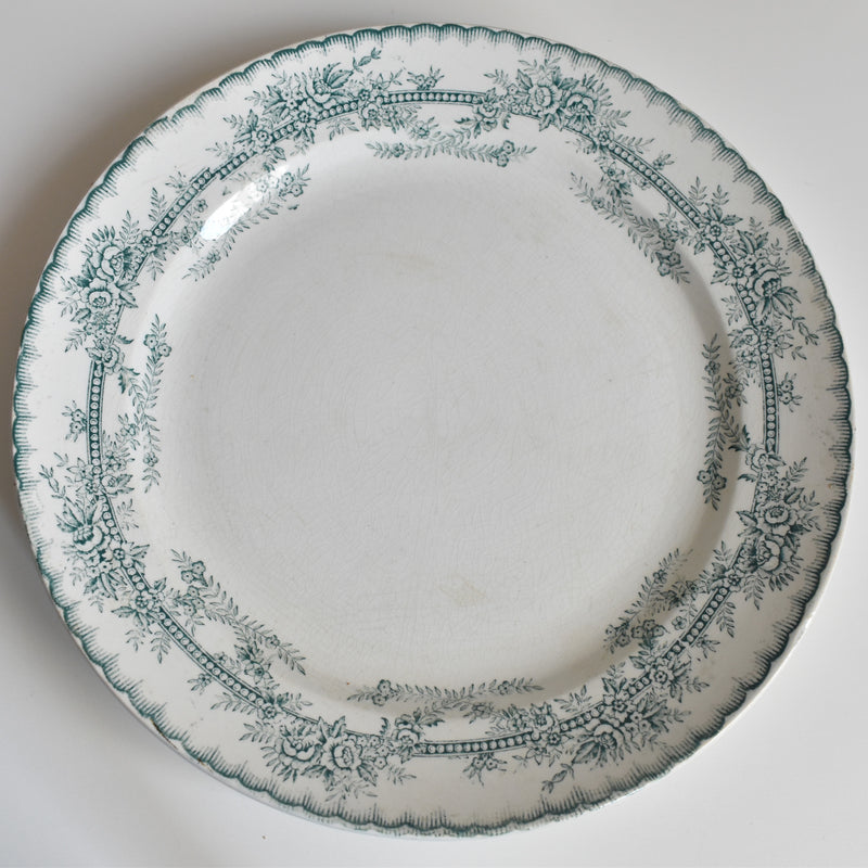 Antique large plate Onan Coppelia