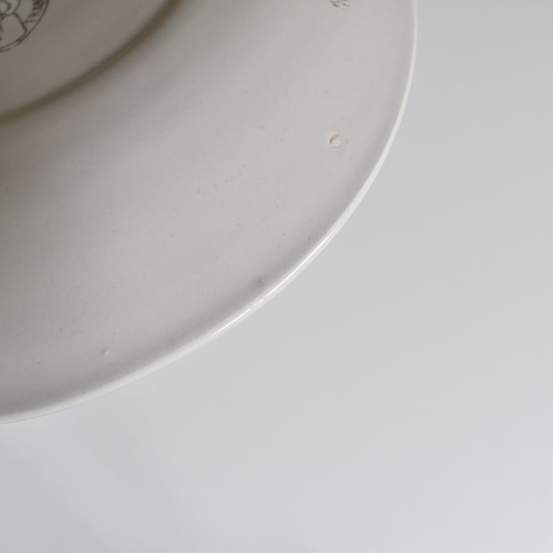 Vintage Dessert Plate Sarreguemines F