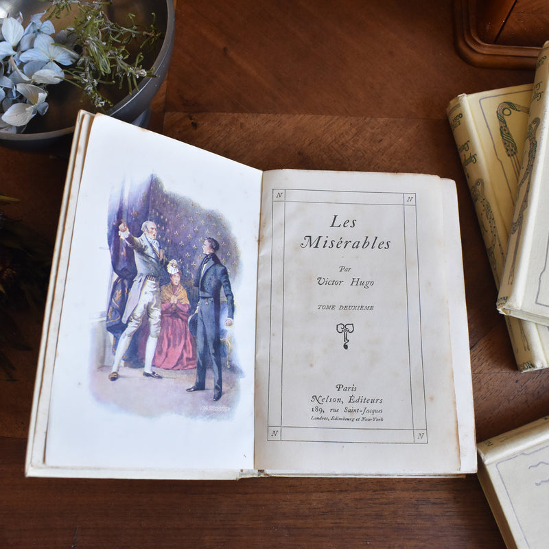 Antique book Victor Hugo Les Misérables 2