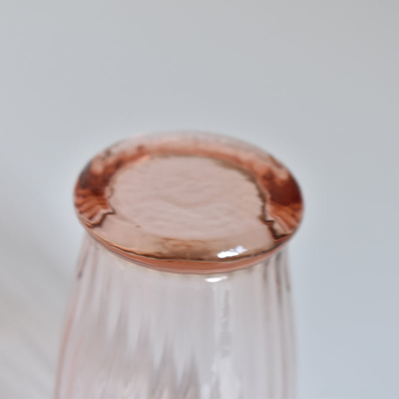 Antique Port Wine Glass Pink Portieux Nancy