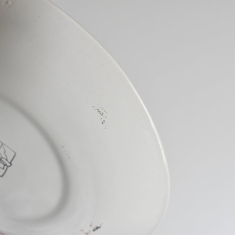 Vintage Dessert Plate Sarreguemines F