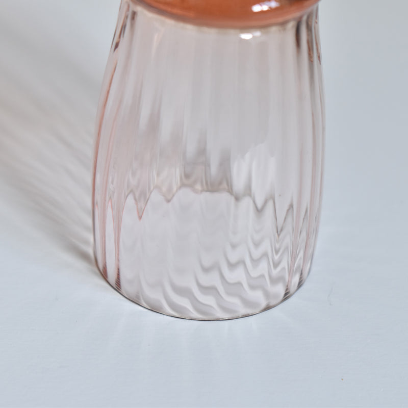 Antique Port Wine Glass Pink Portieux Nancy