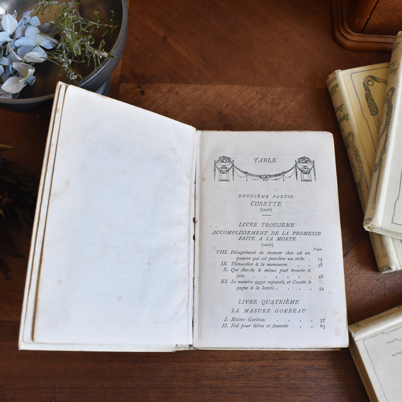 Antique book Victor Hugo Les Misérables 2