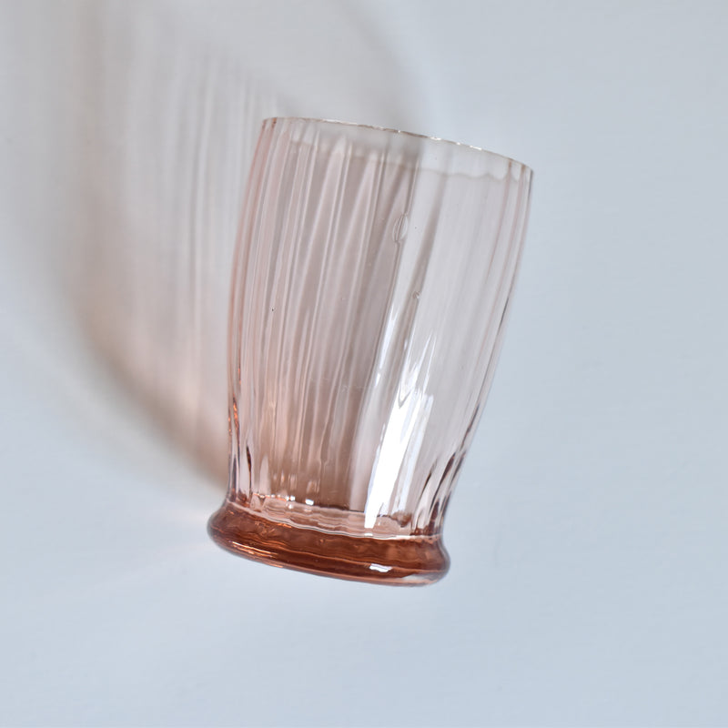 Antique Port Wine Glass Pink Portieux Nancy