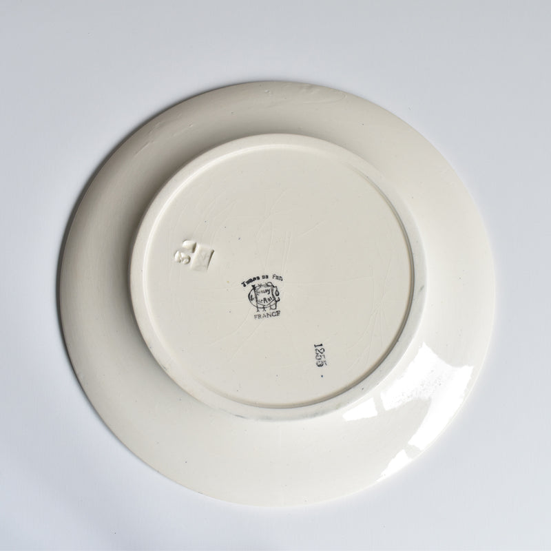 Antique plate, Choisy-le-Roi D