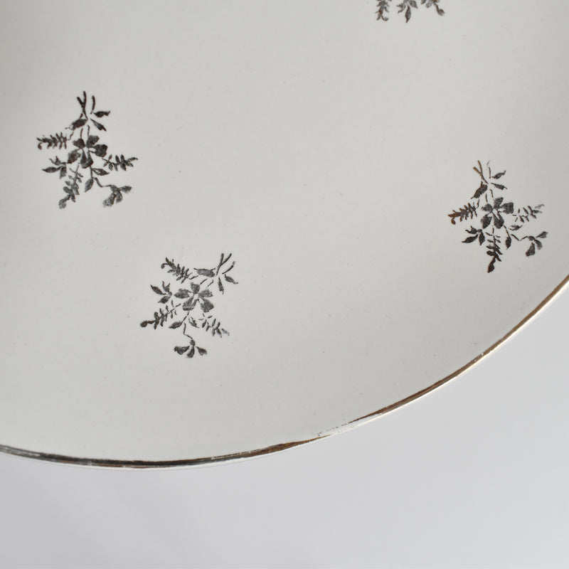 Vintage Dessert Plate Sarreguemines F