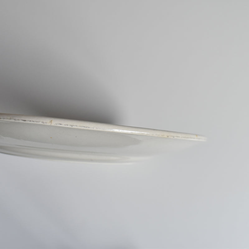 Antique dessert plate, Longwy Trianon D