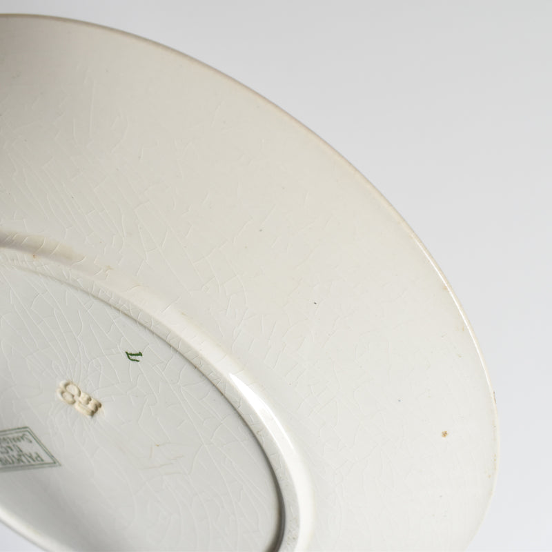 Antique Plate: U&C Sarreguemines Palmyre A
