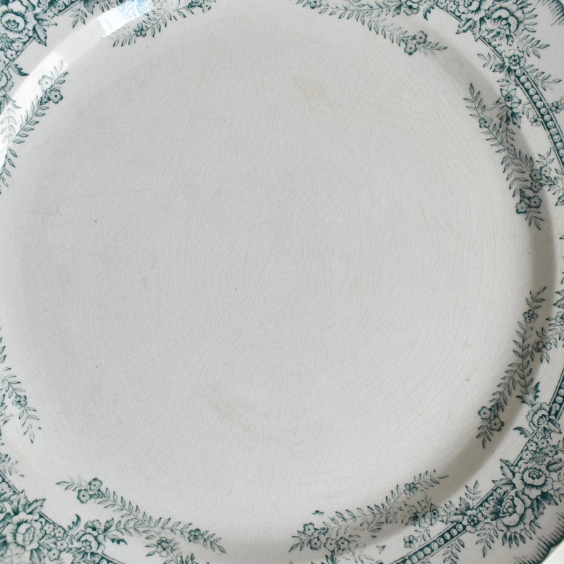 Antique large plate Onan Coppelia