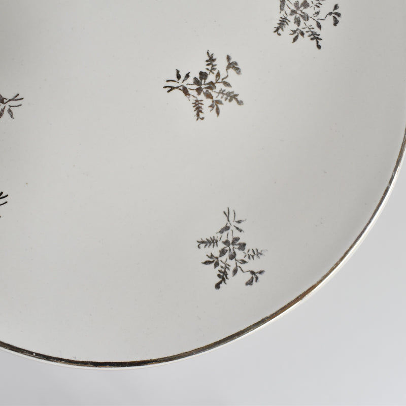 Vintage Dessert Plate Sarreguemines F