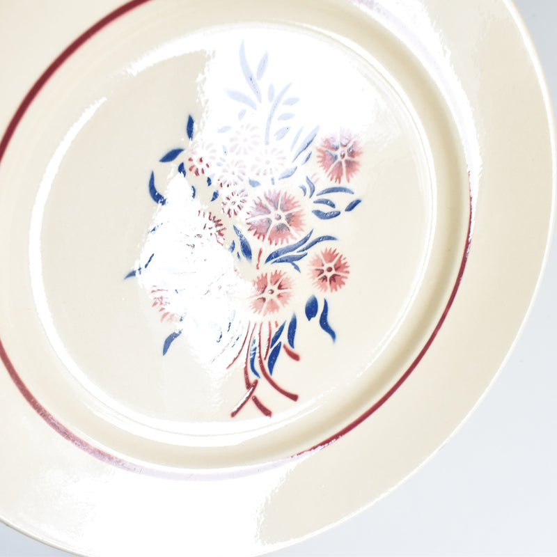 Antique Plate Badonviller Francine A