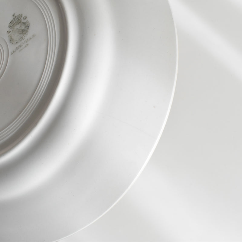 Vintage Plate K&G Luneville Vert & Rouge D (Damaged - Sale Item)