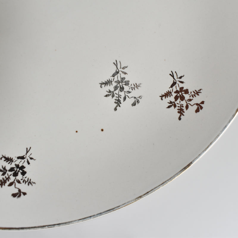Vintage Dessert Plate Sarreguemines F