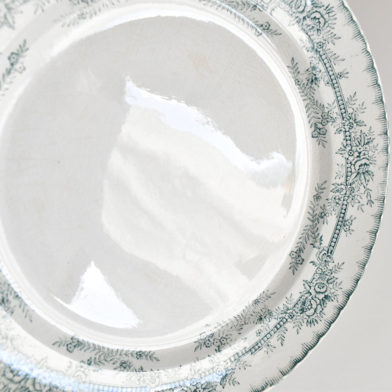 Antique large plate Onan Coppelia