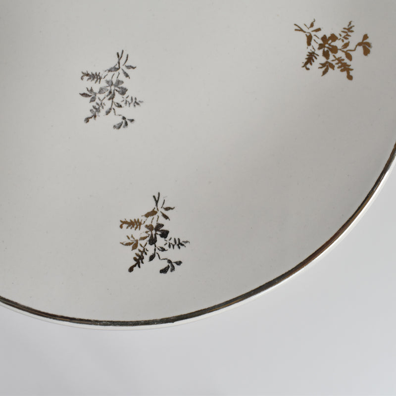 Vintage Dessert Plate Sarreguemines F