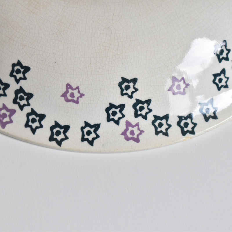 Antique Compote Dish (Faiencerie Lyonnaise)