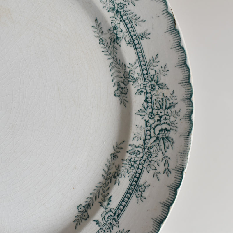 Antique large plate Onan Coppelia