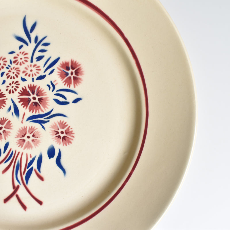 Antique Plate Badonviller Francine A