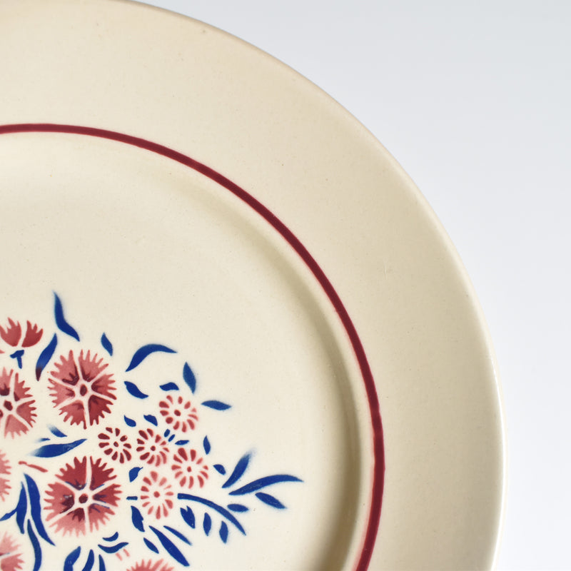 Antique Plate Badonviller Francine A
