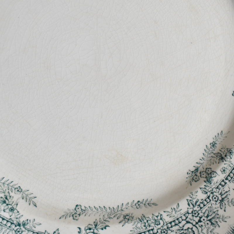 Antique large plate Onan Coppelia