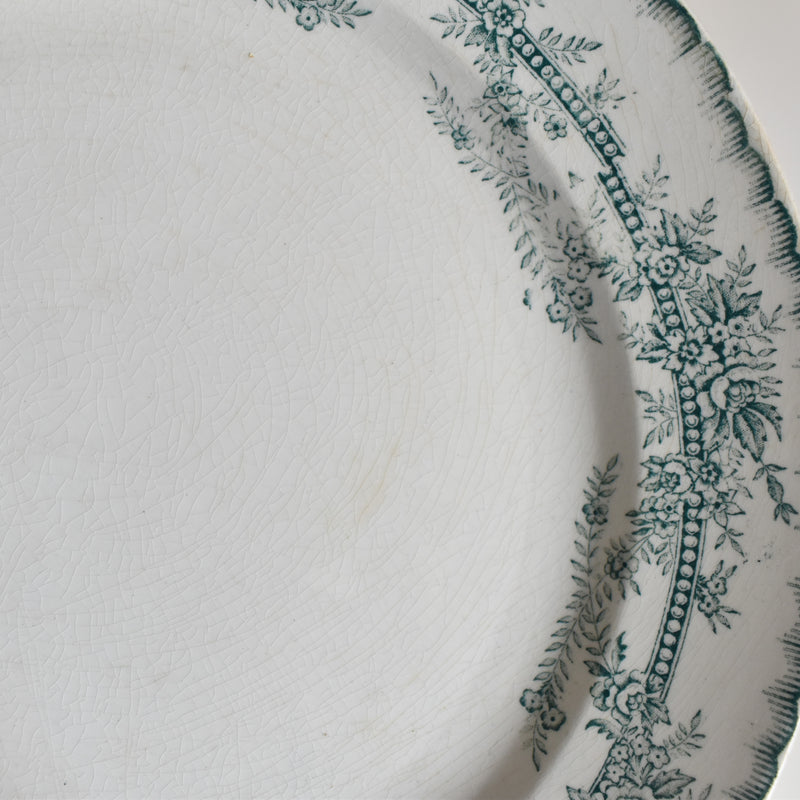 Antique large plate Onan Coppelia