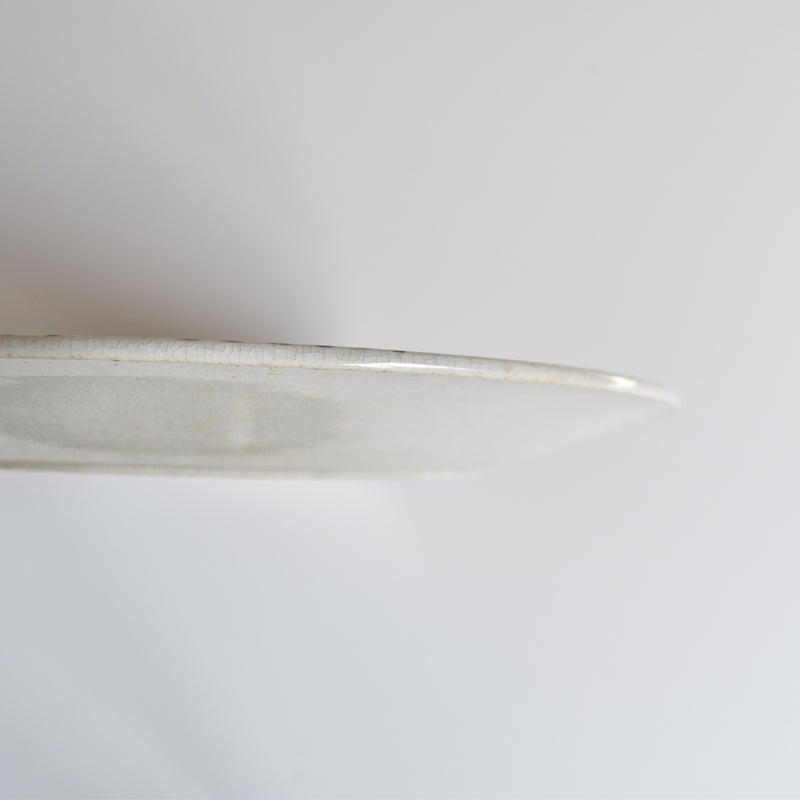 アンティークデザートプレート サルグミンヌ Opaque de Sarreguemines E