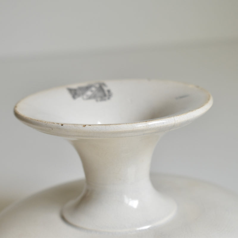 Antique Compote Dish (Faiencerie Lyonnaise)