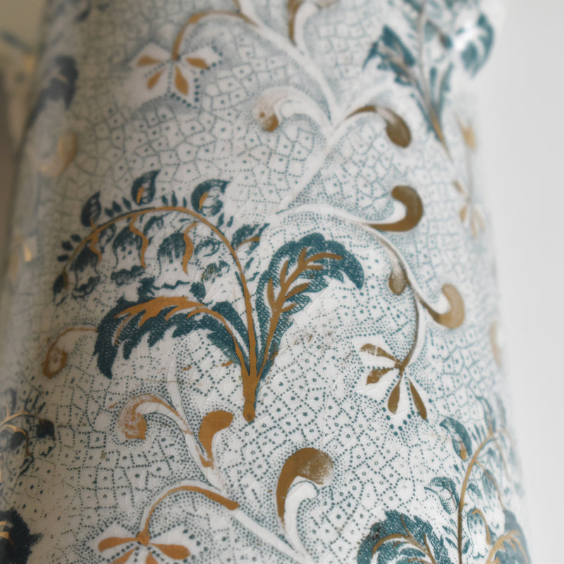 Antique Pitcher, Creil et Montereau, Lily of the Valley
