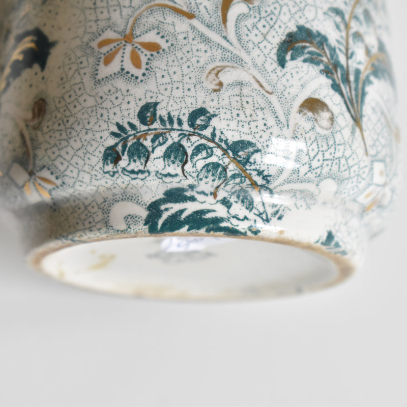 Antique Pitcher, Creil et Montereau, Lily of the Valley