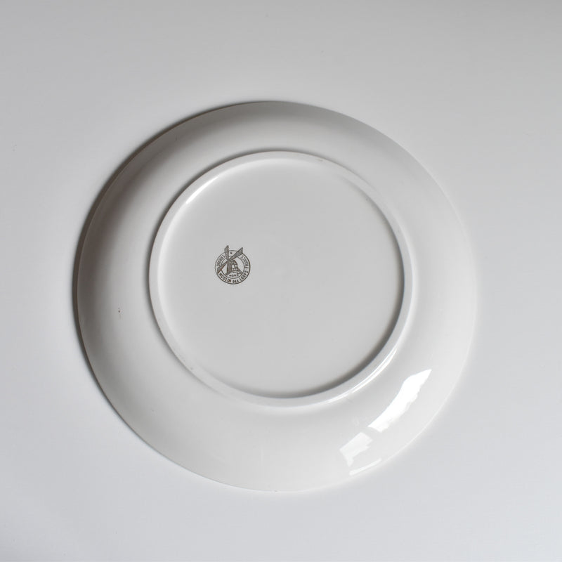 Vintage Dessert Plate, Moulin des Loups Pervinca