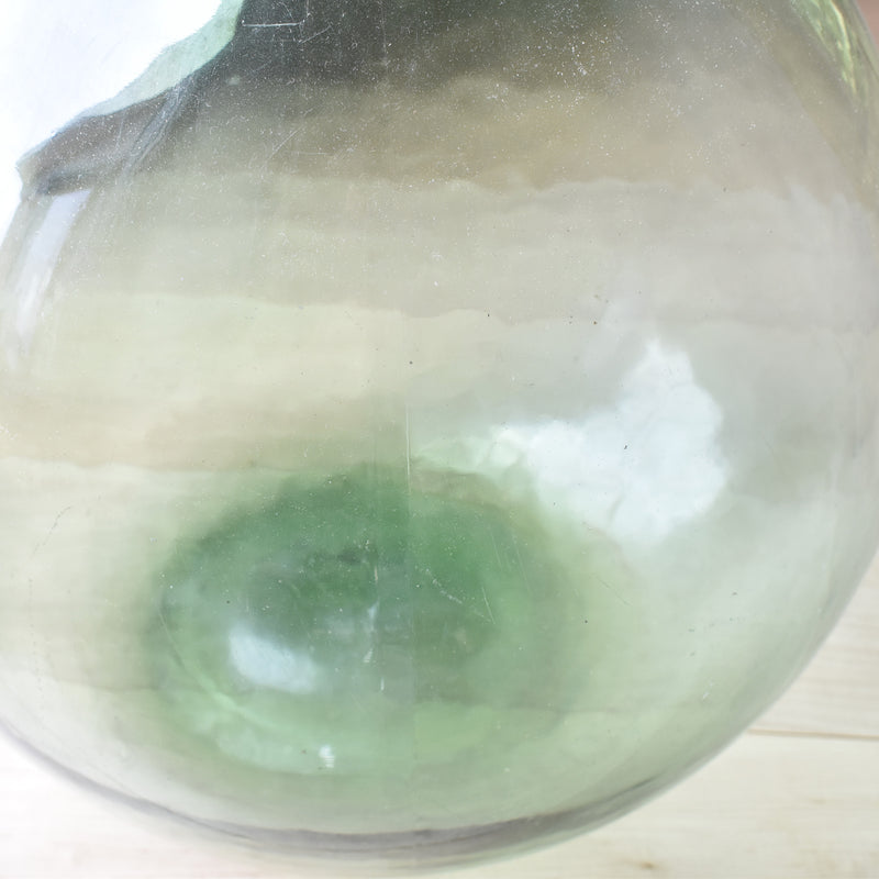 Vintage Demijohn Bottle 30L Green
