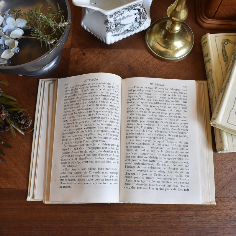 Antique Book Théophile Gautier Un trio de romans