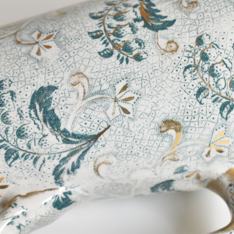 Antique Pitcher, Creil et Montereau, Lily of the Valley