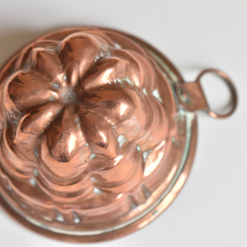 Vintage Copper Mold Cake Pan C