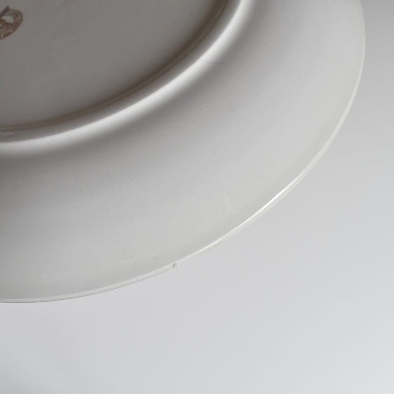 Vintage Dessert Plate, Moulin des Loups Pervinca