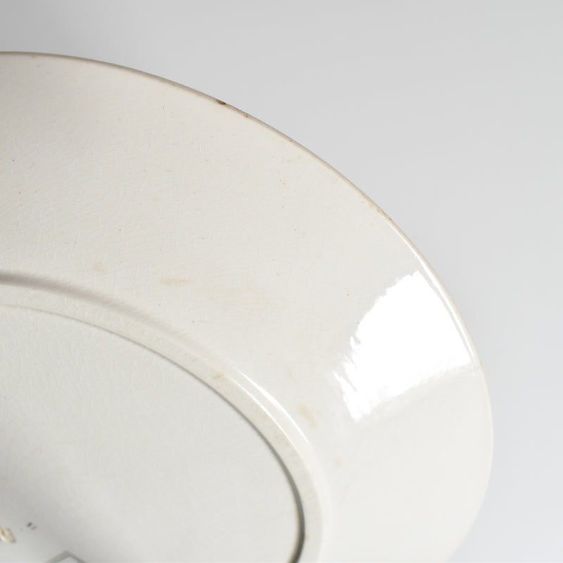 Antique Plate, U&C Sarreguemines, Palmyre B