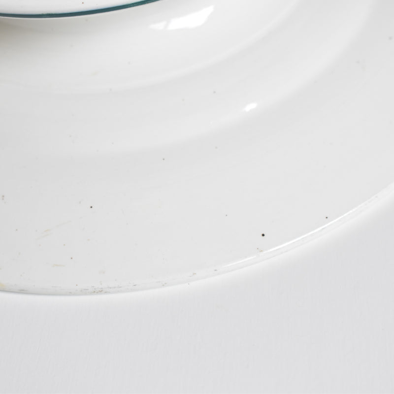 Vintage footed plate, St. Amand 6507