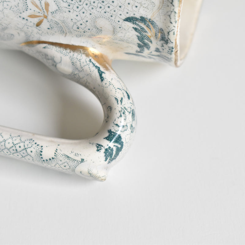 Antique Pitcher, Creil et Montereau, Lily of the Valley