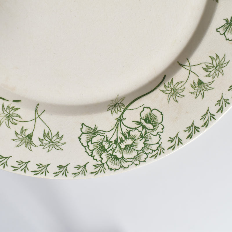 Antique Plate, U&C Sarreguemines, Palmyre B