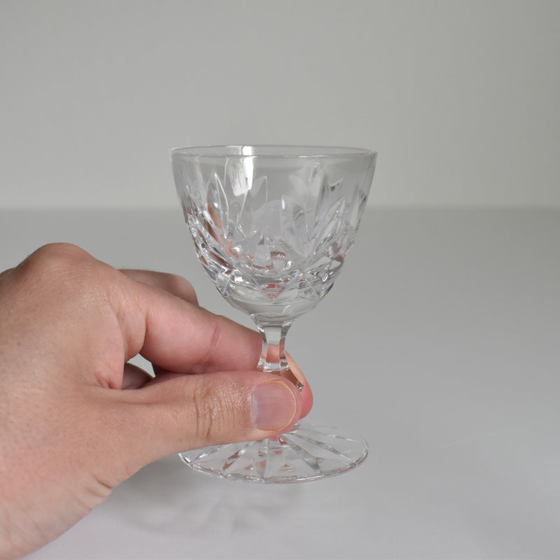 Vintage Wine Crystal Glass Sevres