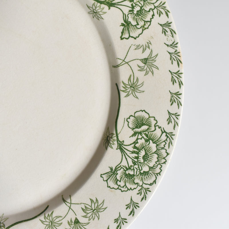 Antique Plate, U&C Sarreguemines, Palmyre B
