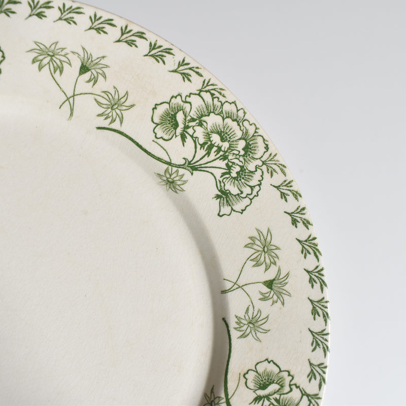 Antique Plate, U&C Sarreguemines, Palmyre B