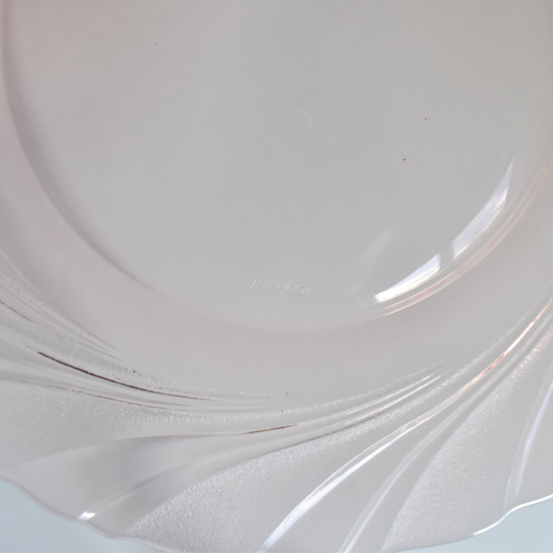 Vintage Plate Pink Glass Berleco