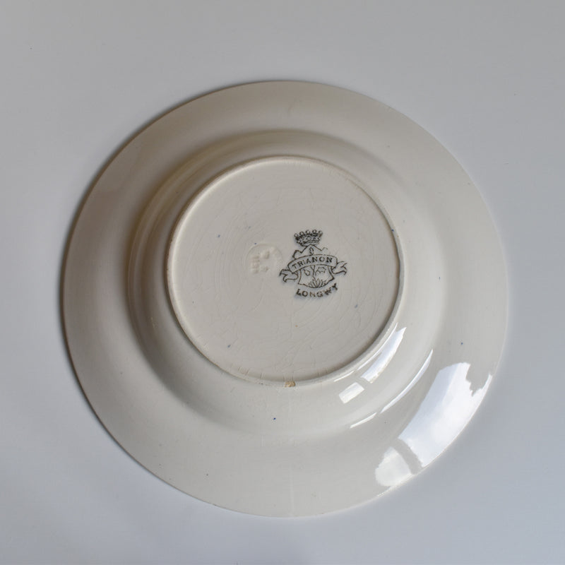 Antique deep plate, Ron Wy, Trianon B