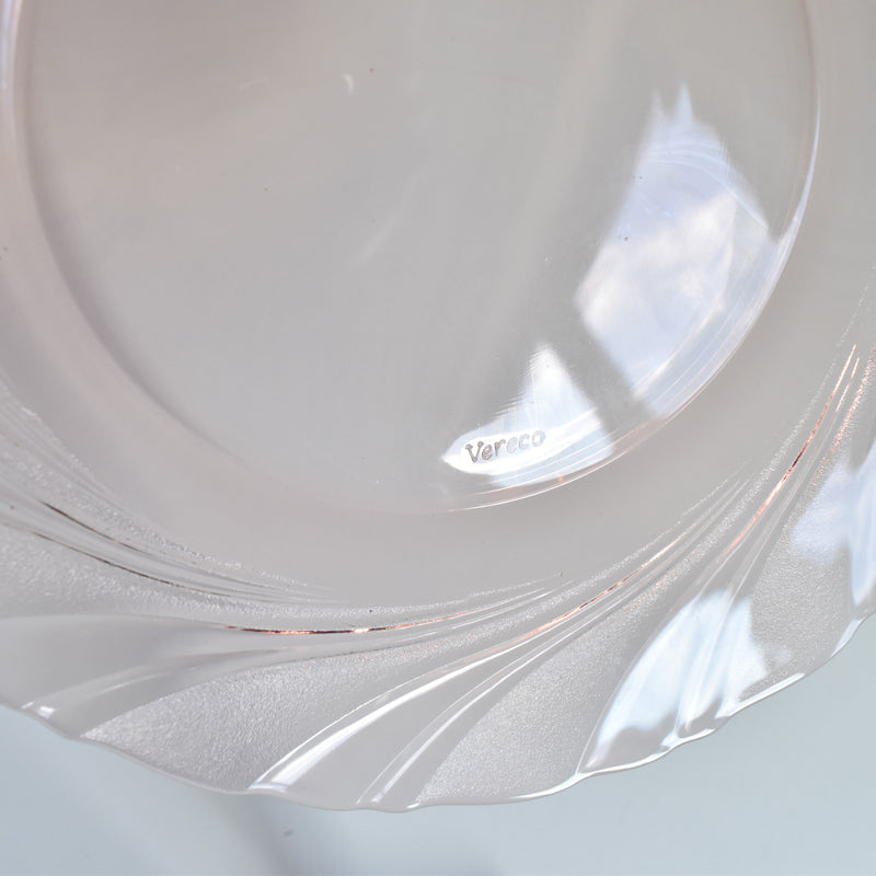 Vintage Plate Pink Glass Berleco