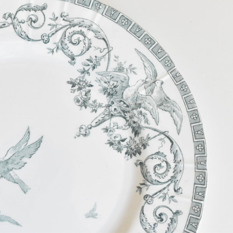 （予約済み商品）アンティークデザートプレート　ジアン　Marie-Antoinette A