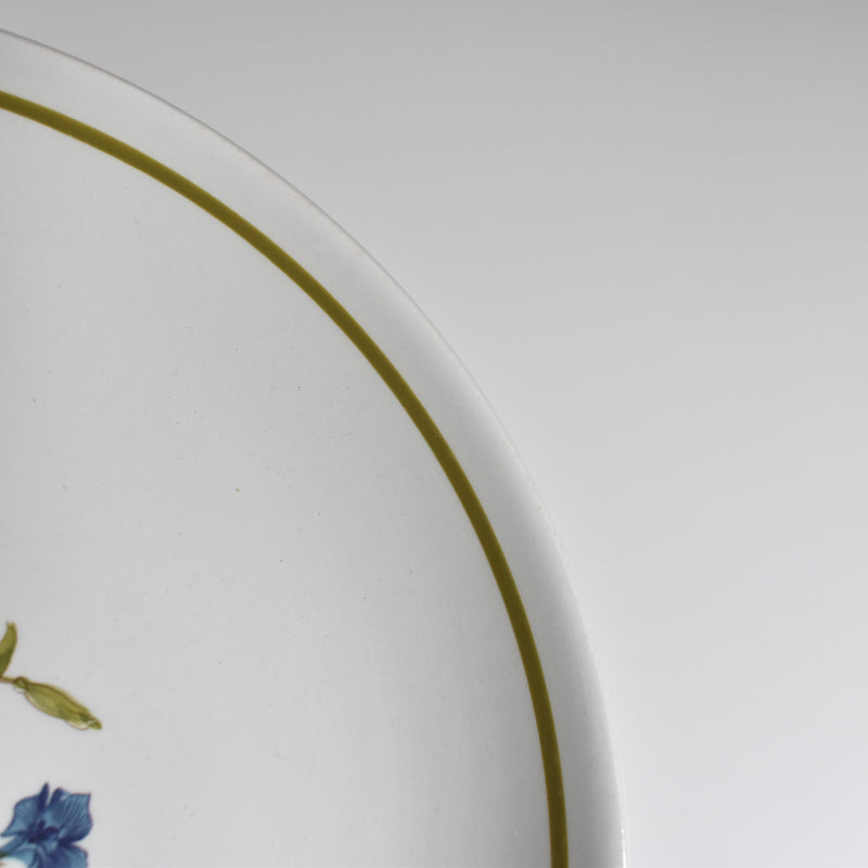Vintage Dessert Plate, Moulin des Loups Pervinca